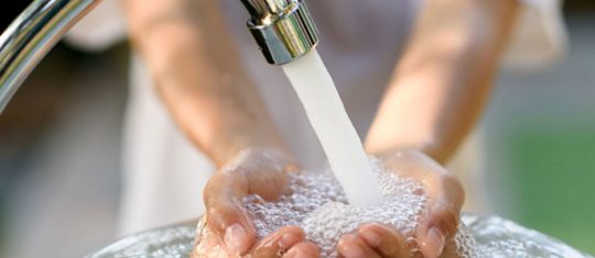 Baisse de pression d'eau