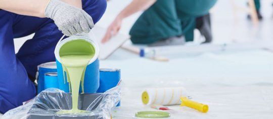 Travaux de peinture
