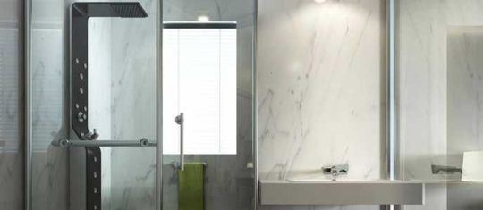 Colonne de douche hydromassante