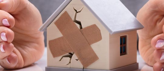 Malfaçons et fissures de maison