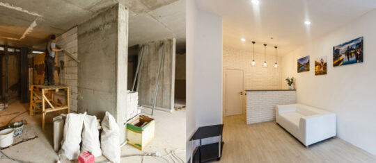 Travaux de rénovation